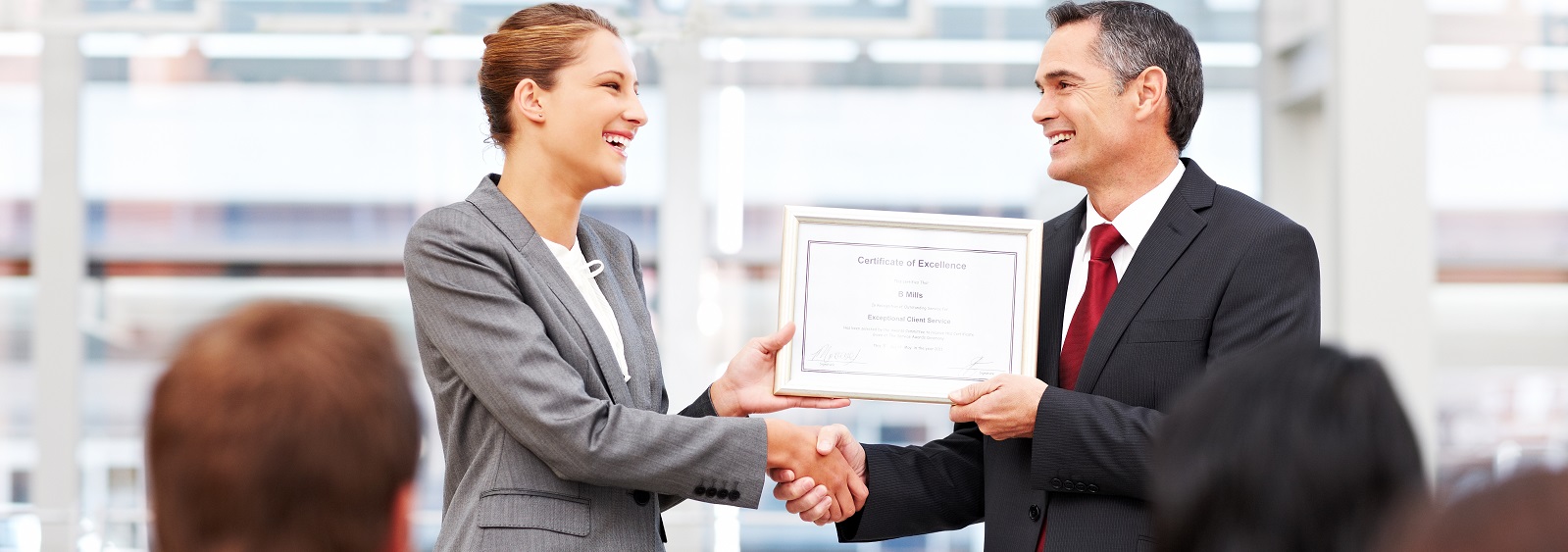 receiving designation, certification