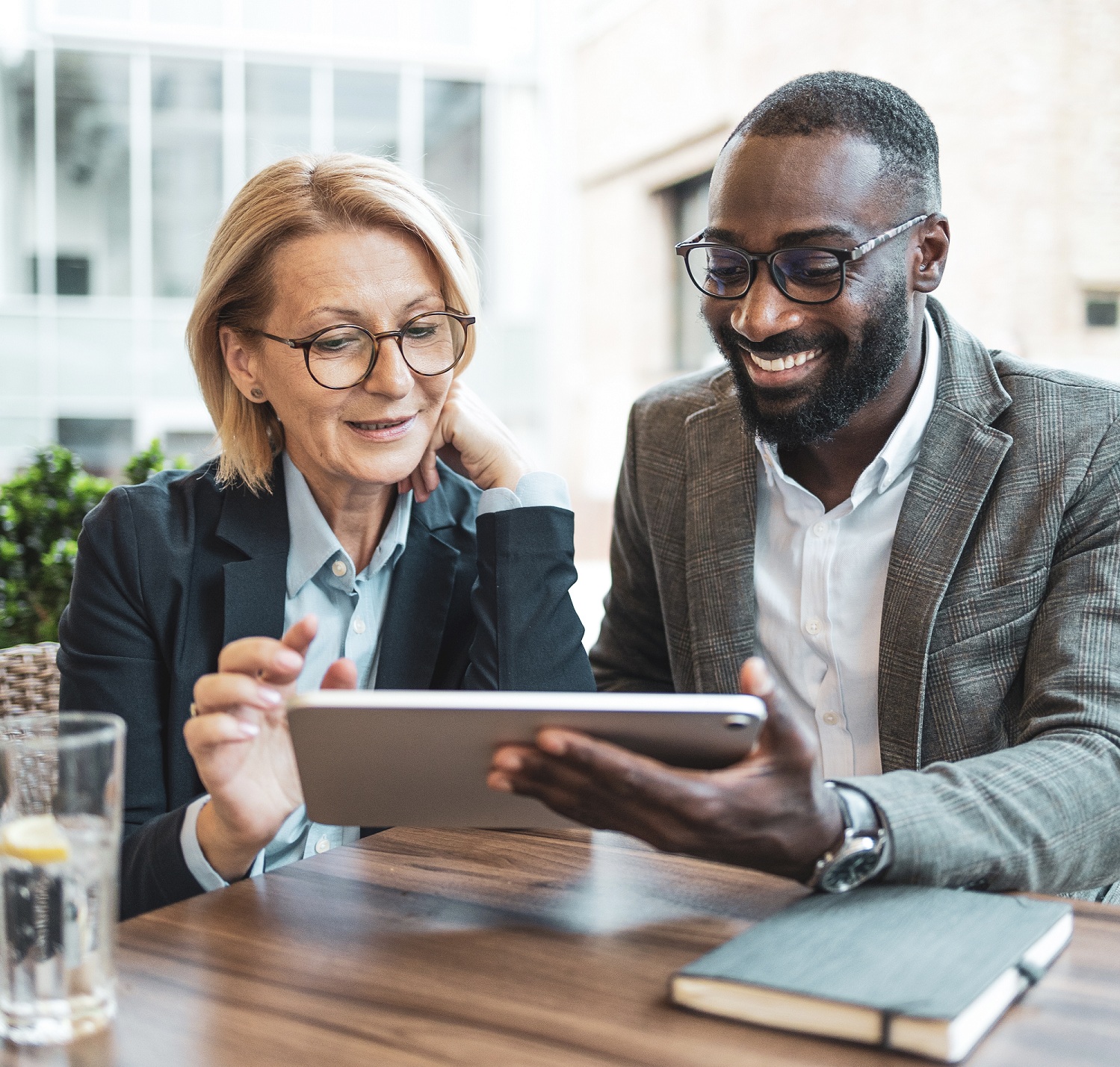 Homebuyers reviewing mortgage options with a mortgage broker