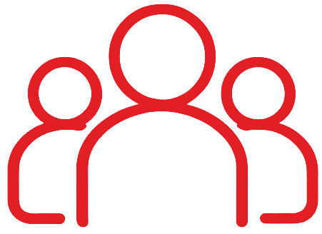 Icône représentant trois personnes