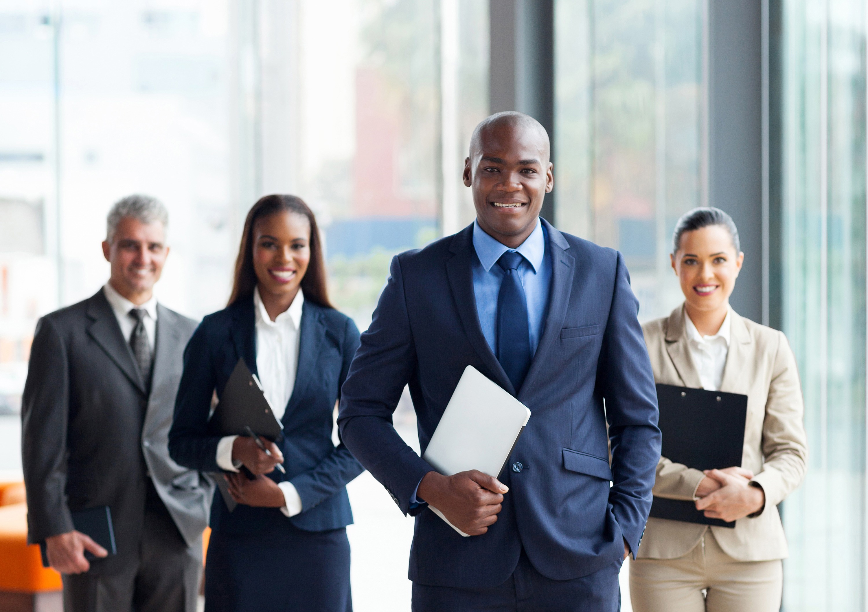 Mortgage professionals working together